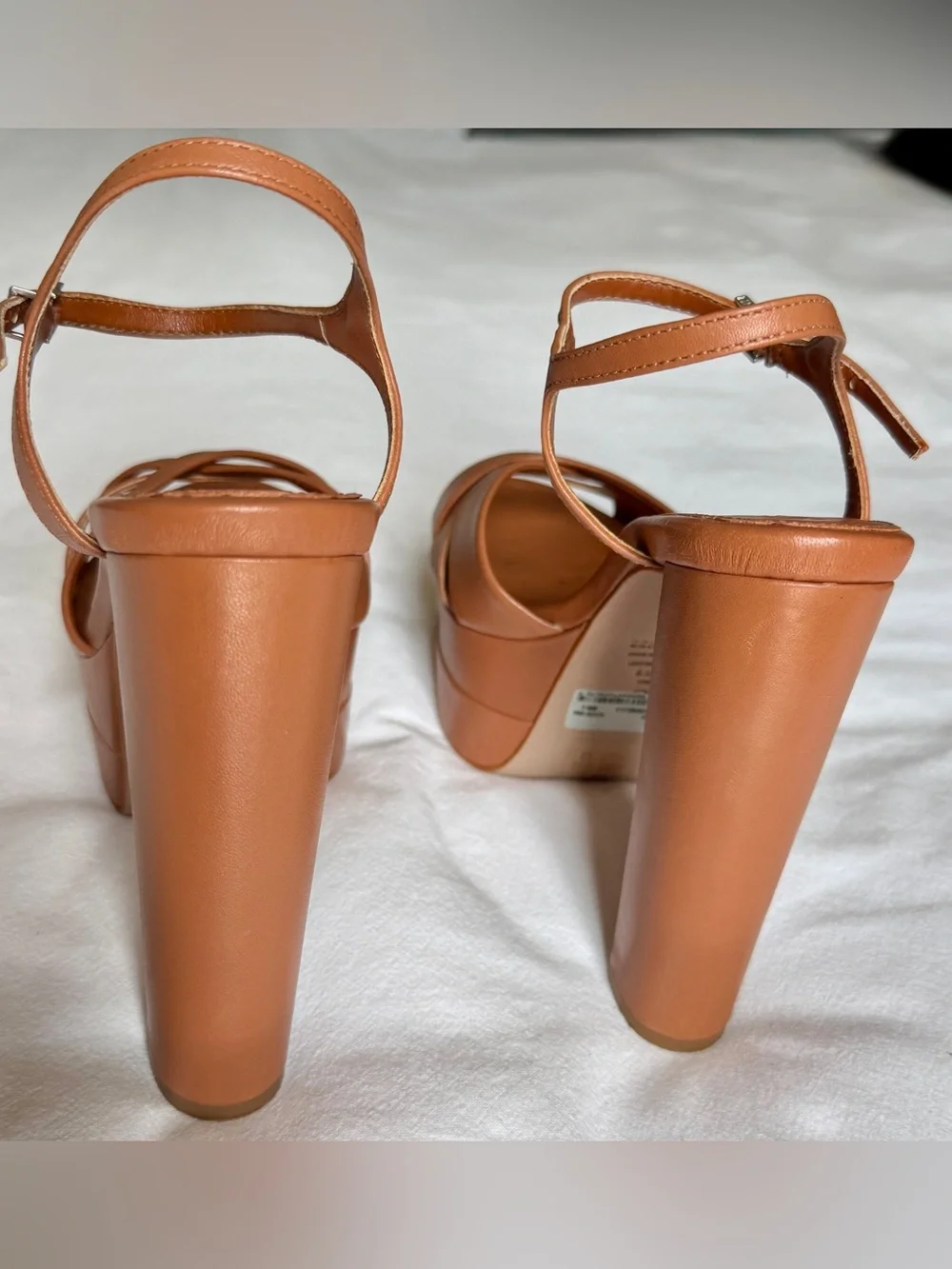 SHUTZ Keefa Platform High Heel Sandal in Nude